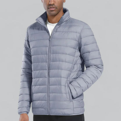 Men’s Lightweight Puffer Jacket | Packable Design | Quilted Insulation