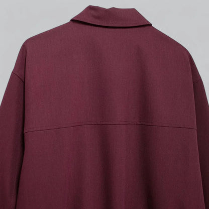 Zip-Front Harrington Jacket | Lightweight Cotton Blend | Smart Casual Layer