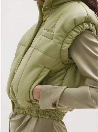 Quilted Puffer Vest | Lightweight Warmth | Polyester Blend | Casual Fall & Winter Layering