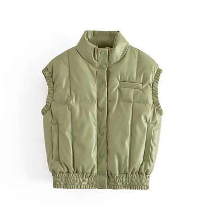 Quilted Puffer Vest | Lightweight Warmth | Polyester Blend | Casual Fall & Winter Layering