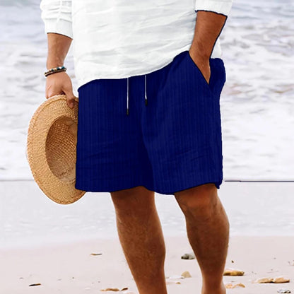 Men’s Linen-Blend Shorts | Lightweight | Summer Casual Wear