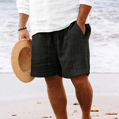 Men’s Linen-Blend Shorts | Lightweight | Summer Casual Wear