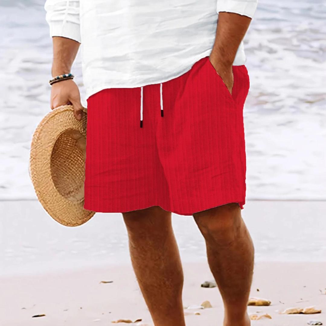 Men’s Linen-Blend Shorts | Lightweight | Summer Casual Wear