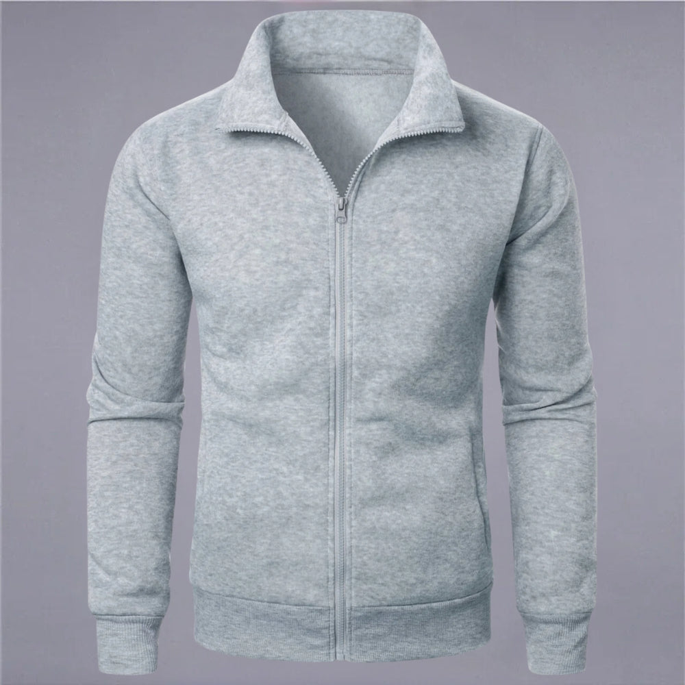 Men’s Zip-Up Track Jacket | Lightweight Performance Knit | Minimalist Athletic Layer