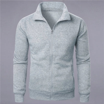Men’s Zip-Up Track Jacket | Lightweight Performance Knit | Minimalist Athletic Layer