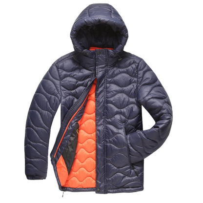 Men's Lightweight Puffer Jacket | Quilted Shell | Packable Hooded Design