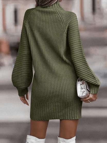 Cozy Turtleneck Sweater Dress | Chunky Knit | Versatile Style | Fall & Winter Fashion