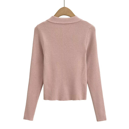 Collared Button-Down Cardigan | Slim Fit | Soft and Elegant