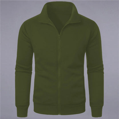 Men’s Zip-Up Track Jacket | Lightweight Performance Knit | Minimalist Athletic Layer