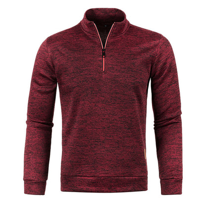 Men's Quarter-Zip Fleece Pullover | Minimalist Fit | Soft Brushed Knit
