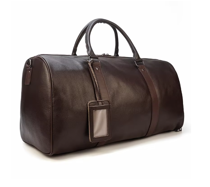 Men’s Faux Leather Duffle Bag | Travel Weekender | Large Capacity Carryall