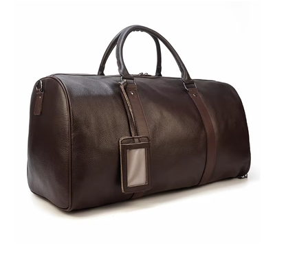 Men’s Faux Leather Duffle Bag | Travel Weekender | Large Capacity Carryall