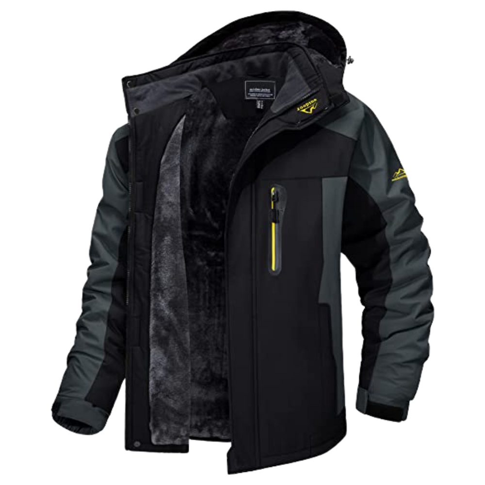 Men’s Insulated Outdoor Winter Jacket | Waterproof Ski Coat | Thermal Fleece Lined