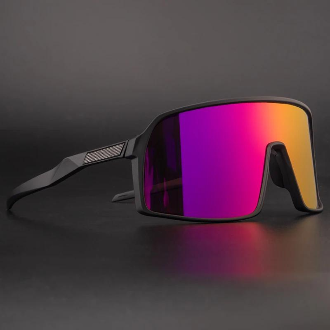Mirrored Wraparound Sports Sunglasses | UV400 Protection | Lightweight Frame