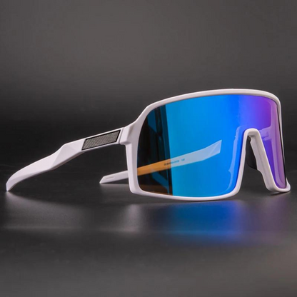Mirrored Wraparound Sports Sunglasses | UV400 Protection | Lightweight Frame