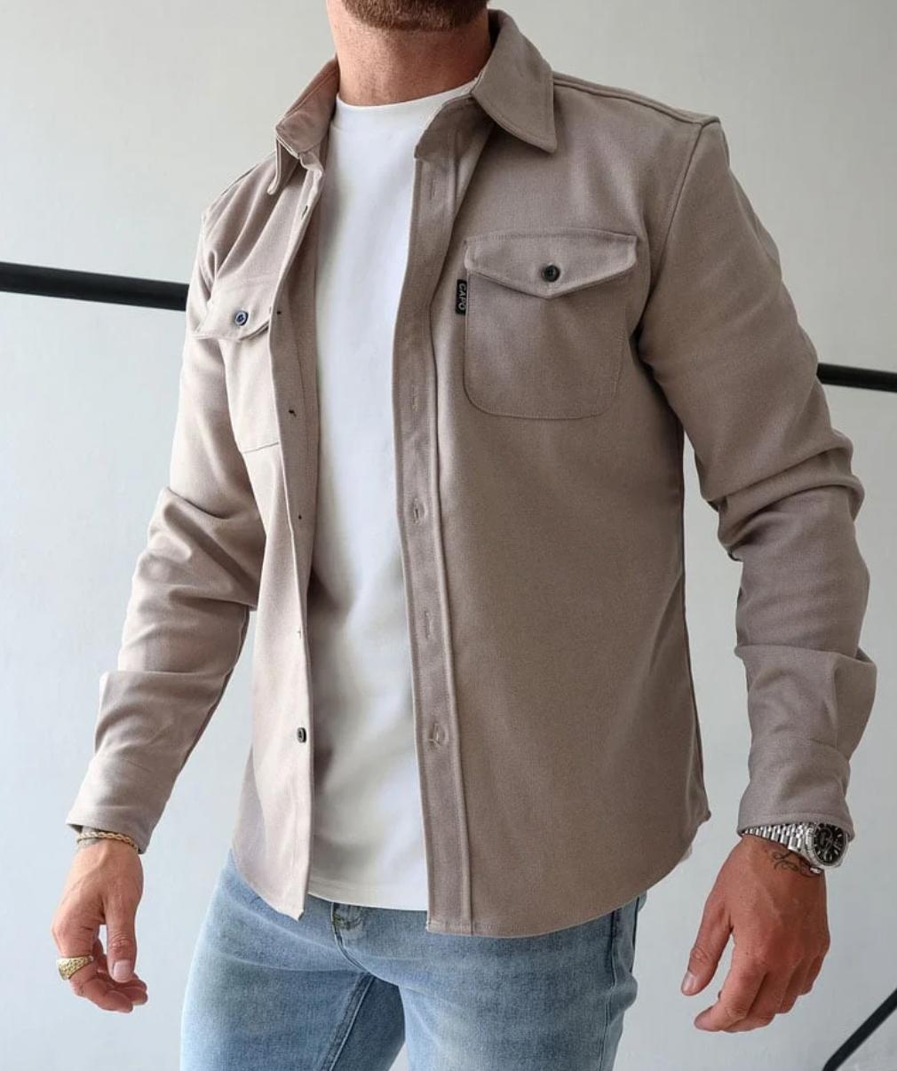 Men’s Overshirt Jacket | Button-Up | Casual Layering Piece