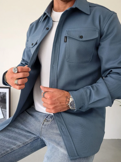 Men’s Overshirt Jacket | Button-Up | Casual Layering Piece