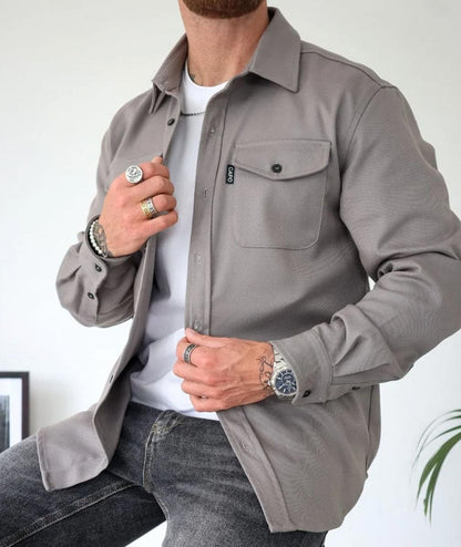 Men’s Overshirt Jacket | Button-Up | Casual Layering Piece