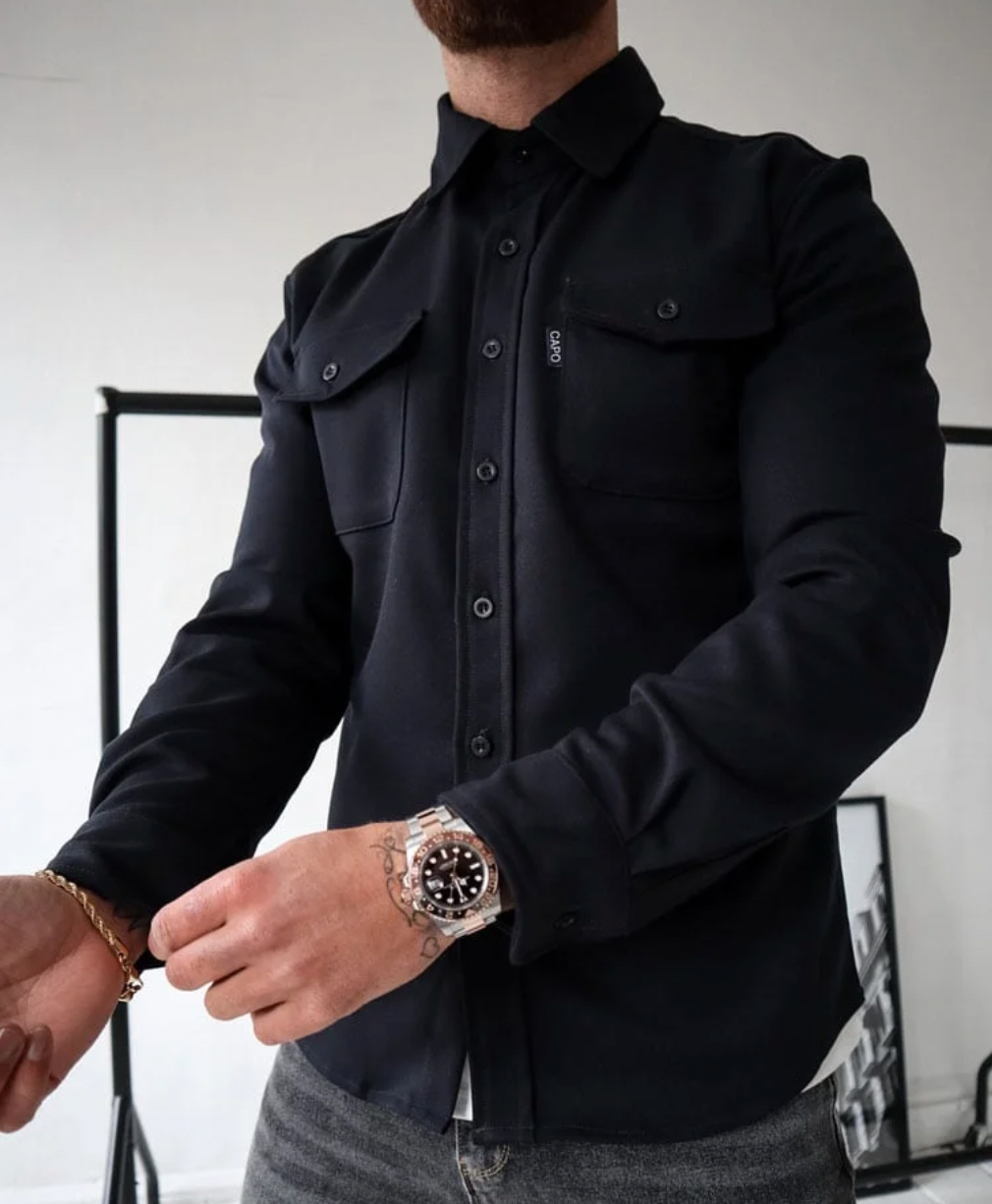 Men’s Overshirt Jacket | Button-Up | Casual Layering Piece