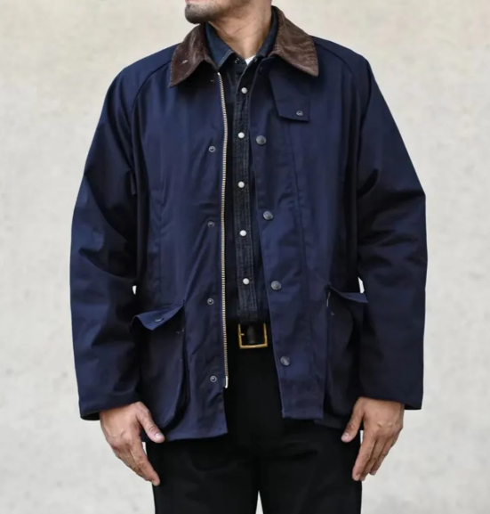 Men's Waxed Cotton Field Jacket | Weather-Resistant Outdoor Layer
