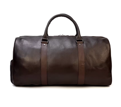 Men’s Faux Leather Duffle Bag | Travel Weekender | Large Capacity Carryall