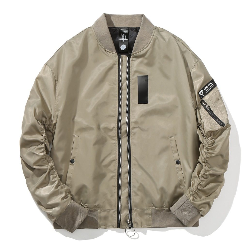 Unisex Classic Bomber Jacket | Lightweight & Windproof | Zip-Up | Casual Street Style