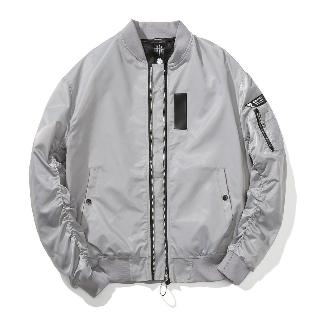 Unisex Classic Bomber Jacket | Lightweight & Windproof | Zip-Up | Casual Street Style