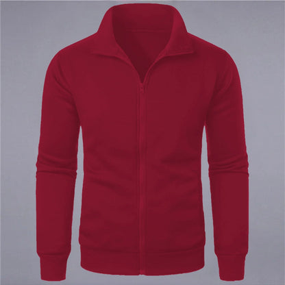 Men’s Zip-Up Track Jacket | Lightweight Performance Knit | Minimalist Athletic Layer