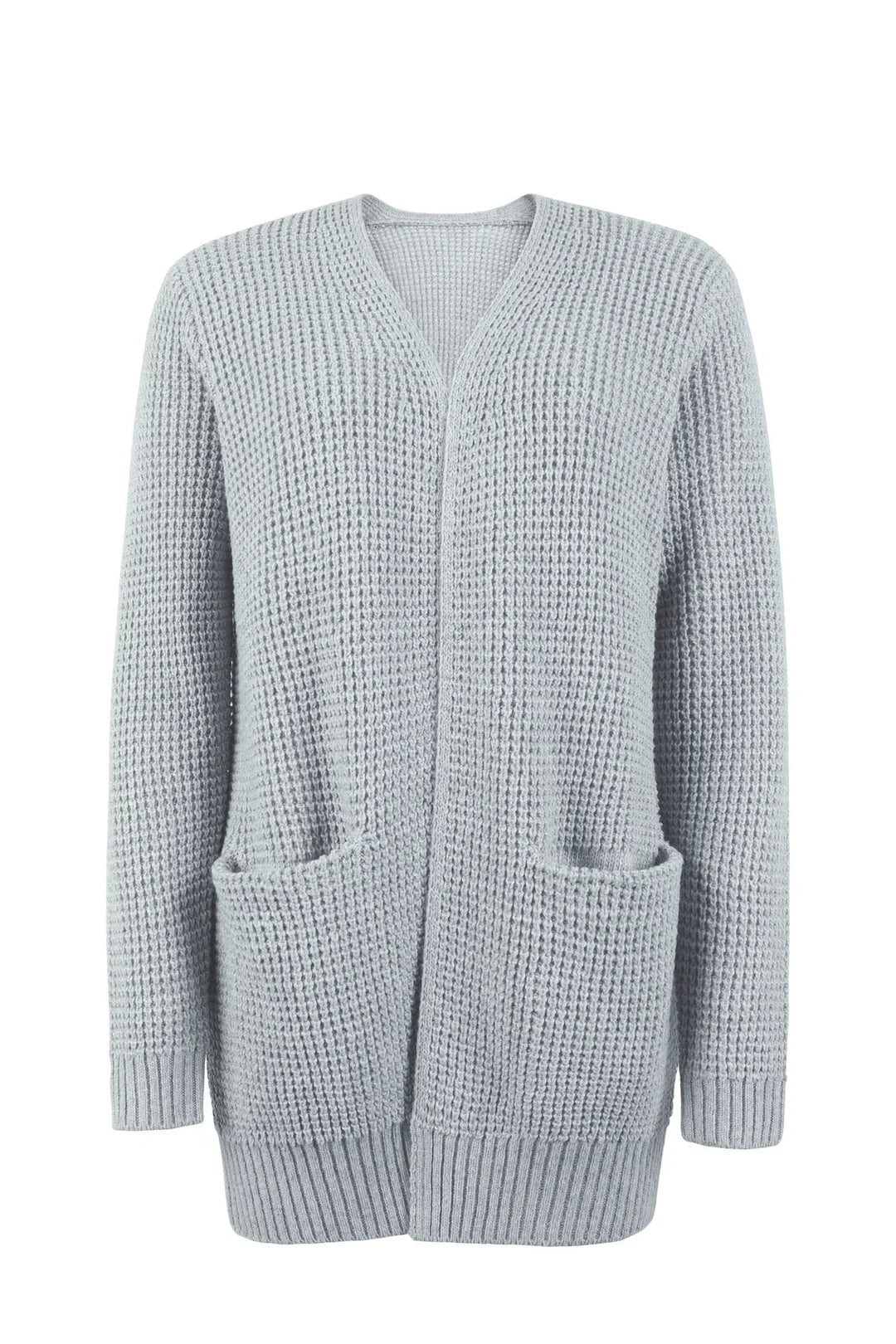Women's Open Front Knit Cardigan | Lightweight Textured Sweater | Relaxed Fit