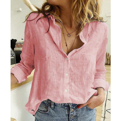 Embroidered Bird Button-Up | Lightweight Cotton Shirt | Relaxed Fit Blouse