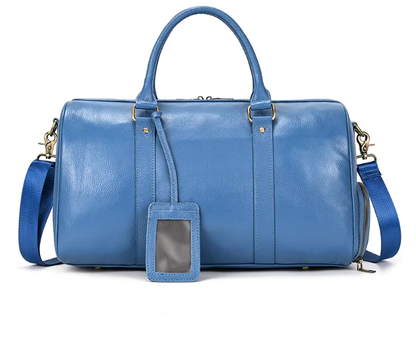 Men’s Faux Leather Duffle Bag | Travel Weekender | Large Capacity Carryall