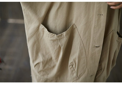 Oversized Hooded Coat | Relaxed Fit | Lightweight Cotton Blend | Casual Layer