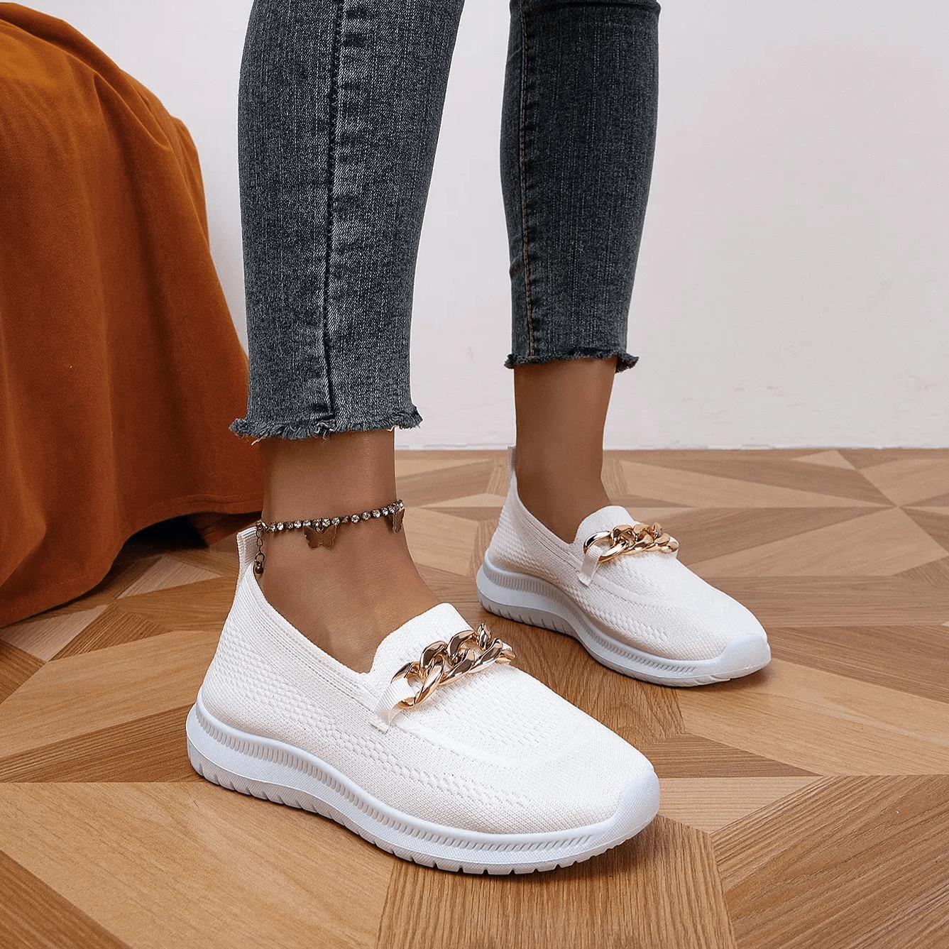 Casual Slip-On Sneakers | Breathable Knit | Lightweight Comfort | Everyday Wear