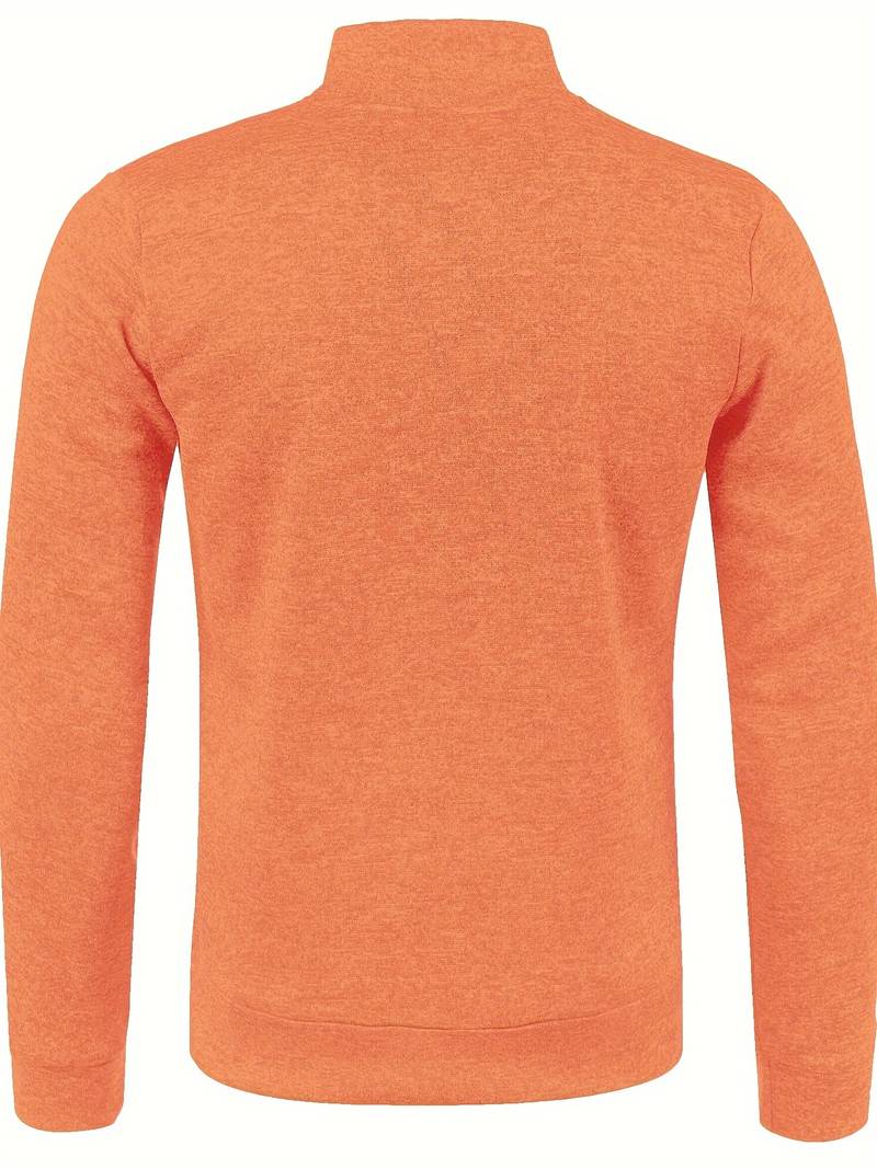 Men’s Zip-Up Knit Track Jacket | Lightweight Layer | Sport-Casual Fit