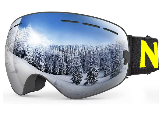 NATFIRE | Anti-Fog Ski & Snowboard Goggles with UV400 Protection | Interchangeable Lens