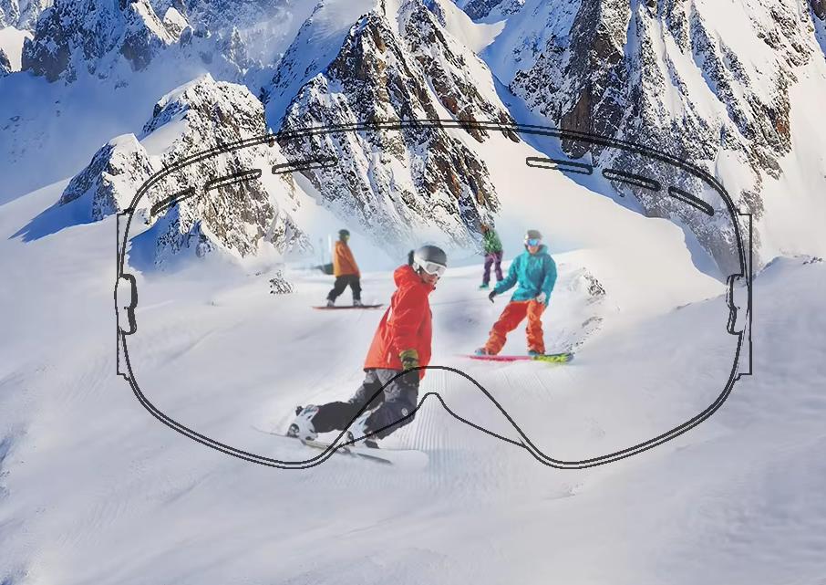 NATFIRE | Anti-Fog Ski & Snowboard Goggles with UV400 Protection | Interchangeable Lens