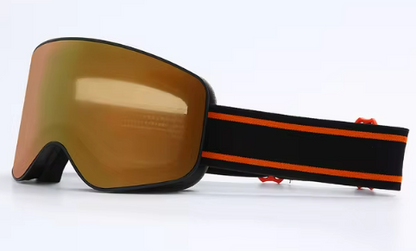 Snow Sport Goggles | UV400 Anti-Fog Ski & Snowboard Eyewear | Adjustable Strap