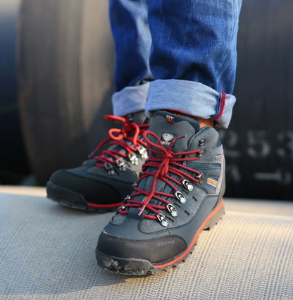 Waterproof Hiking Boots | High-Ankle Outdoor Trek Shoes | Durable Grip Sole