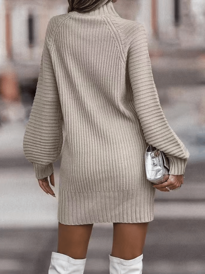 Cozy Turtleneck Sweater Dress | Chunky Knit | Versatile Style | Fall & Winter Fashion