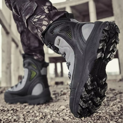 Men’s Waterproof Hiking Boots | High-Top Insulated Trail Footwear | Winter Grip & Support