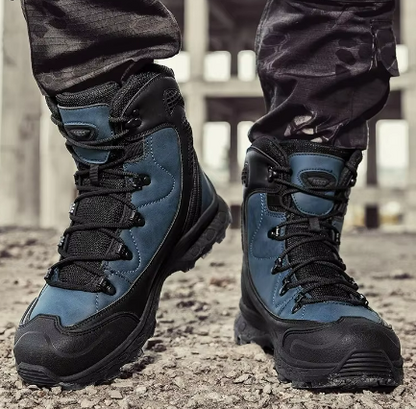 Men’s Waterproof Hiking Boots | High-Top Insulated Trail Footwear | Winter Grip & Support