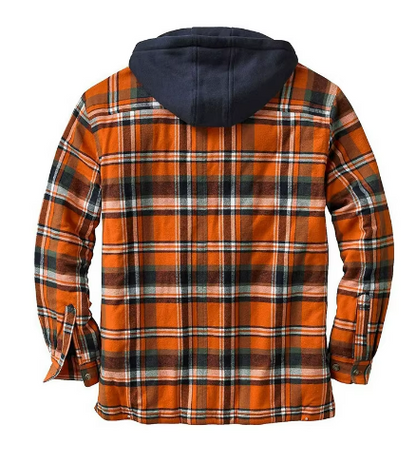 Flannel Shirt Jacket | Quilt-Lined Midweight Layer | Snap Closure