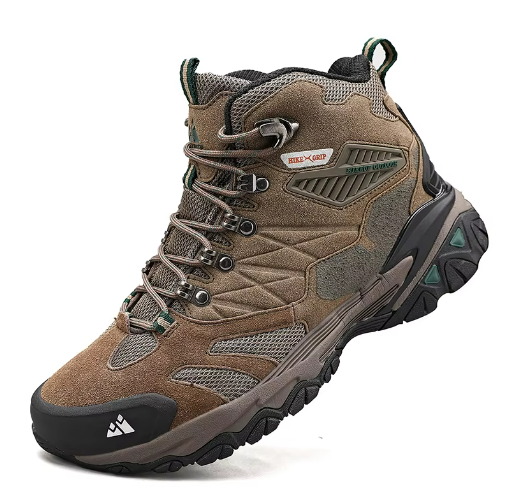 Men's Waterproof Hiking Boots | Cushioned Ankle Support | All-Terrain Grip