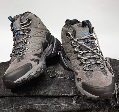 Men's Waterproof Hiking Boots | Cushioned Ankle Support | All-Terrain Grip