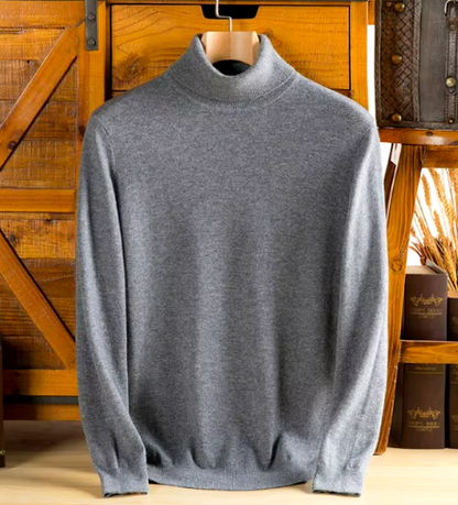 Women’s Mock Neck Sweater | Cashmere Blend | Soft Lightweight Knit