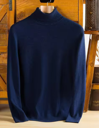 Women’s Mock Neck Sweater | Cashmere Blend | Soft Lightweight Knit