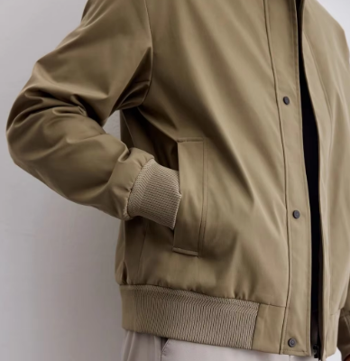 Men’s Lightweight Coach Jacket | Collared Zip Front | Casual Spring Layer