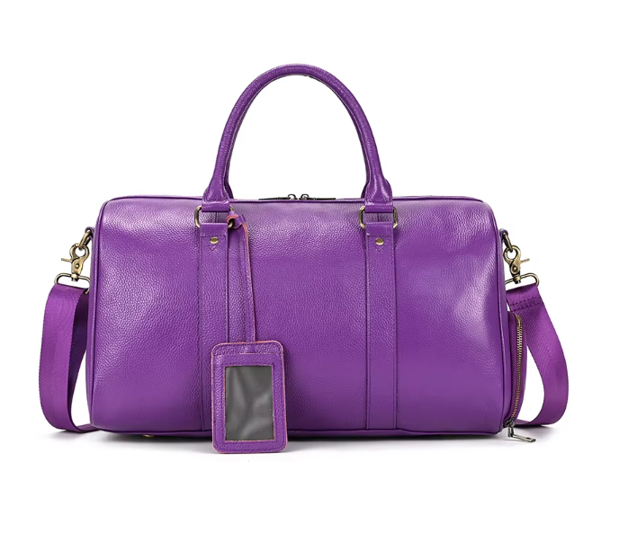 Men’s Faux Leather Duffle Bag | Travel Weekender | Large Capacity Carryall