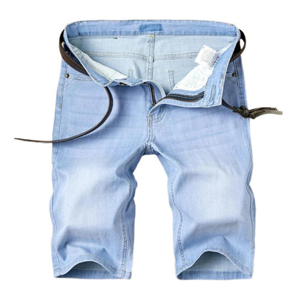 Men’s Denim Shorts | Lightweight Stretch Jean Shorts | Casual 5-Pocket Style