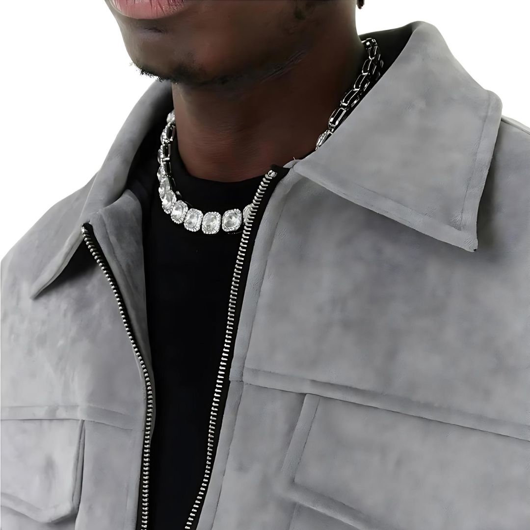 Men’s Faux Suede Overshirt Jacket | Casual Fall Layering Piece Canada